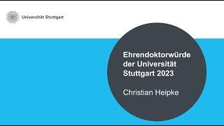 Ehrendoktorwürde an Prof. Christian Heipke