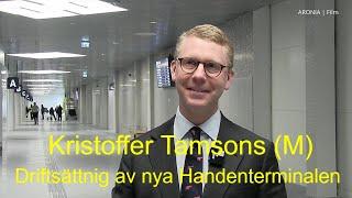 2021-04-12 NYA HANDENTERMINALEN - Kristoffer Tamsons (M), Regiontrafikråd