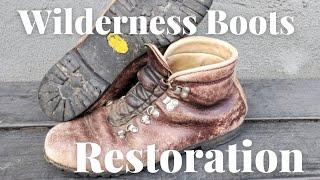 RESTORATION of Merrell Wilderness Boots | From WORN OUT to BRAND NEW