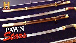 Pawn Stars: ILLEGAL Russian Swords BANNED by the Geneva Convention (Season 18)