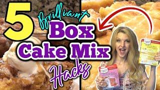 5 Brilliant BOX CAKE MIX RECIPES you MUST TRY! | Doctored-Up Box Cake Mix Recipes Ep. #5