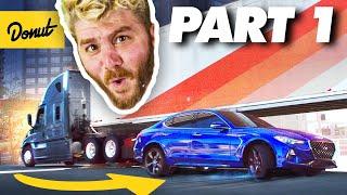 We FINALLY Drove Under a SEMI TRUCK! | How to Stunt - PART 1