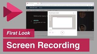 First Look at Screen Recording | Microsoft Stream