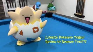 Lifesize Pokemon Togepi Review by Beaman ToysTV