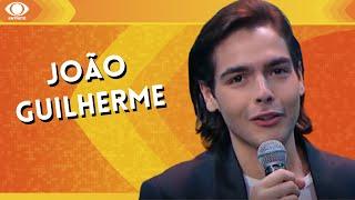 João Guilherme, filho de Faustão, fez sua estreia na Band ao lado do pai