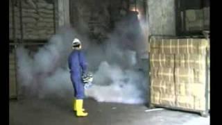 Fogging with TF35 in a warehouse