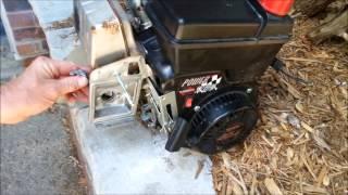 Tecumseh Power Sport 6.5 HP Engine Running