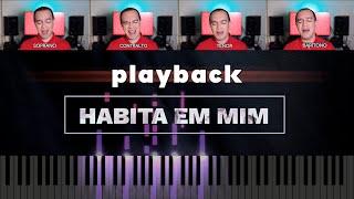  HABITA EM MIM - Adoradores 4 - PLAYBACK (com cifras)