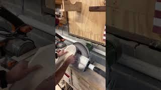 Dough bowl-sanding and shaping the ends