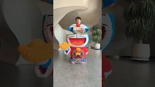 पापा डोरेमोन के अंदर छुप गए ll Carriage House wooden artist ll #cartoon #shortvideoshortvideo