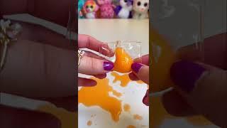 I Made an ORANGE NANO TAPE BUBBLE Squishy Fidget!  satisfying DIY nano tape balloon asmr 🫧