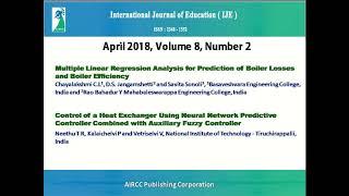 International Journal of Instrumentation and Control Systems (IJICS) - AIRCC