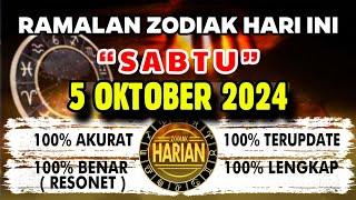 RAMALAN ZODIAK HARI INI SABTU 5 OKTOBER 2024 LENGKAP DAN AKURAT