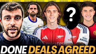 Arsenal 2nd DONE DEAL️ Zubimendi to Man Utd  Calafiori to Arsenal confirmed Rabiot DEAL CLOSE⌛