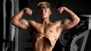 Handsome Young Bodybuilder and Fitness Model Ben Saglimbeni Classic Physique