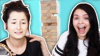 KATASTROPHE - die HÄRTESTE Makeup Challenge - MAKEUP JENGA Runde 2! - unlikely