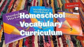 HOMESCHOOL VOCABULARY CURRICULUM //SADLIER VOCABULARY WORKSHOP FLIP THROUGH