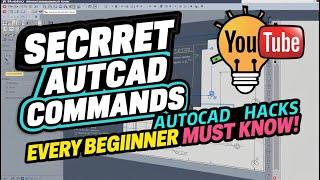 Secret AutoCAD Commands Every Beginner MUST Know! 