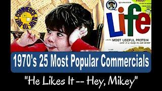 25 Most Popular Commercials of the 1970’s