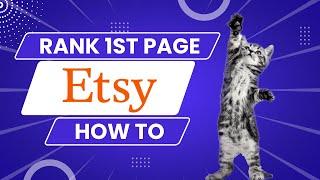 How to Rank Products On Etsy in 2024 to the 1st Page