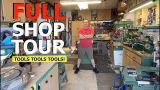 Tour my small but functional shop  // Wood and Metal working tools!