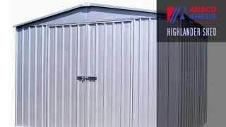 Absco Highlander Extra High Garden Shed