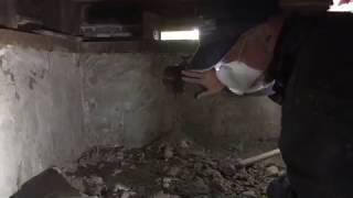 Inspection of a 1913 foundation in Los Angeles