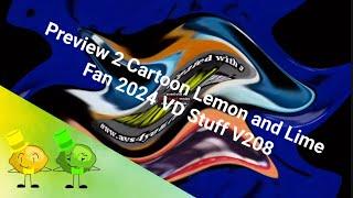 Preview 2 Cartoon Lemon and Lime Fan 2024 VD Stuff V208