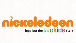 Nickelodeon logo but the TVOKids style