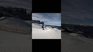 ️  Jumping in Alpe di Siusi #ski #skiing #gopro #snow #alpy #alps