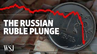 Russia’s Post-Invasion Ruble Selloff Has Currency at Record Lows