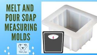 Melt and Pour Soap Making Measuring Molds Tutorial for Beginners