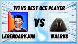 1v1 Against BEST OCE PLAYER?! | LegendaryJun VS DrWalrus | ZombsRoyale.io