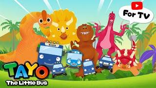 [For TV] Rescue Team in Dino World Full Compilation | Learn Dinosaurs | Tayo English Episodes