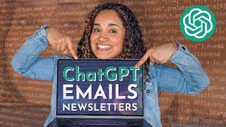 How to Create Newsletter and Emails with A.I. (ChatGPT)