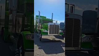 Green Pete 389 Enclosed Car Hauler from Masney Auto Transport @ MATS 2024