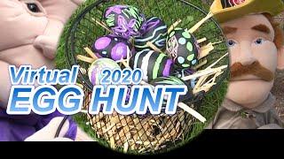 Virtual egg hunt 2020, Quarantine fun with Puppets, for Children!