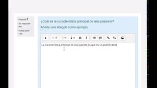 Insertar imagen en pregunta de cuestionario Moodle