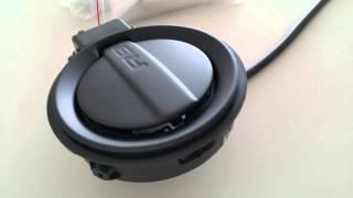 Audi R8 Satin Black Fuel Cap