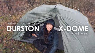 Zum ersten Mal Camping mit meinem Durston X-Dome Zelt • Wind & Regen