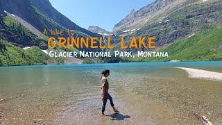 Hiking to Grinnell Lake in Glacier National Park, Montana