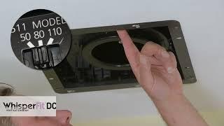 How to Install Panasonic's WhisperFit DC Ventilation Fan