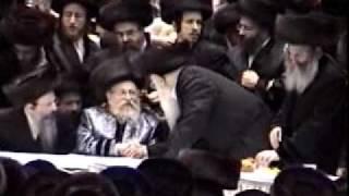 Bobov Rebbe Zt"l at Wedding of Bobov Rebbe Shlita Son