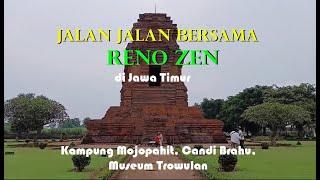 TRAVEL WITH RENO ZEN IN EAST JAVA, TO MOJOPAHIT VILLAGE, BRAHU TEMPLE AND TROWULAN MUSEUM