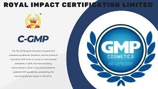 Iso22716 | cosmetics good manufacturing practices(CGMP) #isocertificate #royalimpactcertificationltd