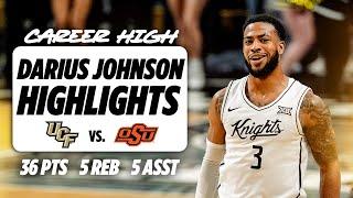 Darius Johnson Highlights (CAREER HIGH 36 POINTS) vs. Oklahoma State  // Mar. 5, 2025
