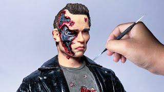 T-800 handmade from polymer clay