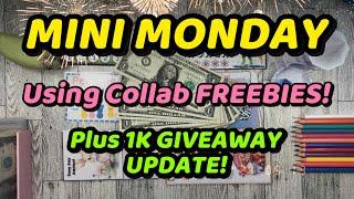 MINI MONDAY SAVINGS CHALLENGES WITH FREEBIE COLLABS! Plus an update on my 1K giveaway‼️