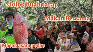 Ikan Merah Tanda Masak Asam Pedas,Makan Beramai-ramai Bersama Abun, Wan Family, Cikgu Rebekah