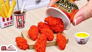 Making Miniature KFC Cheetos Popcorn Chicken Recipe | Satisfying Mini Food by Miniature Cooking